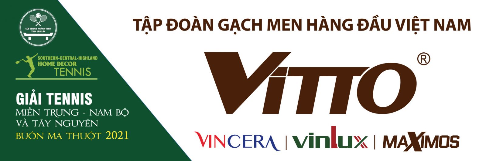 Vitto Group: Vinh dự là nhà tài trợ kim cương “Giải Tennis ngành trang trí nội thất miền Trung Nam Bộ & Tây Nguyên lần thứ XIII” 